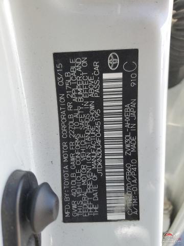 JTDKN3DU4F0445195 2015 TOYOTA PRIUS photo no. 13