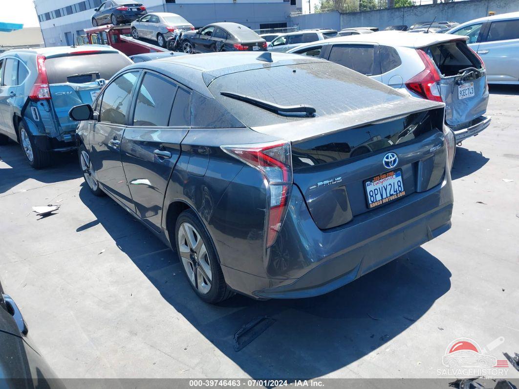 JTDKARFU8G3010630 2016 TOYOTA PRIUS photo no. 3