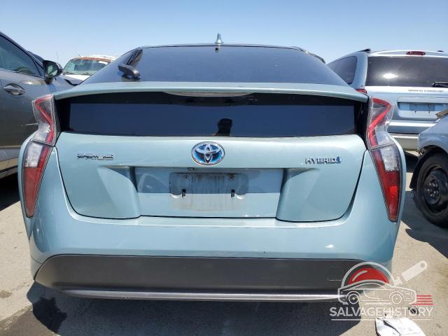 JTDKBRFU0G3506020 2016 TOYOTA PRIUS photo no. 6