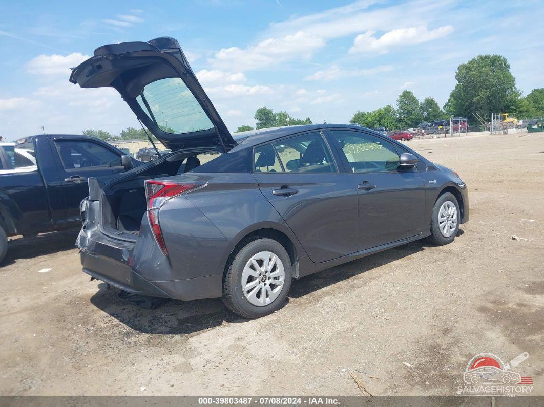 JTDKBRFU6G3005973 2016 TOYOTA PRIUS photo no. 4