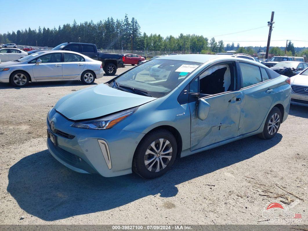 JTDL9MFU0N3032134 2022 TOYOTA PRIUS photo no. 2