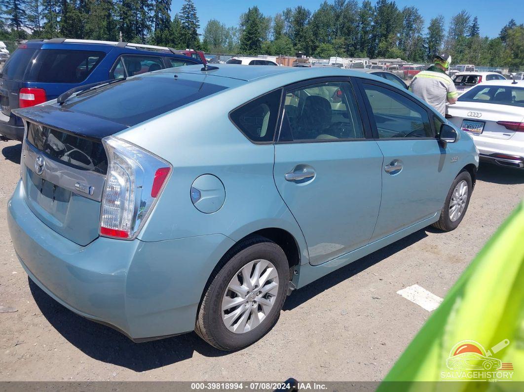 JTDKN3DP3D3042203 2013 TOYOTA PRIUS PLUG-IN photo no. 4