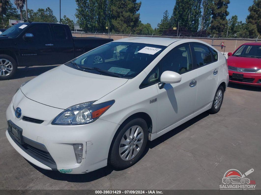 JTDKN3DPXE3055483 2014 TOYOTA PRIUS PLUG-IN photo no. 6