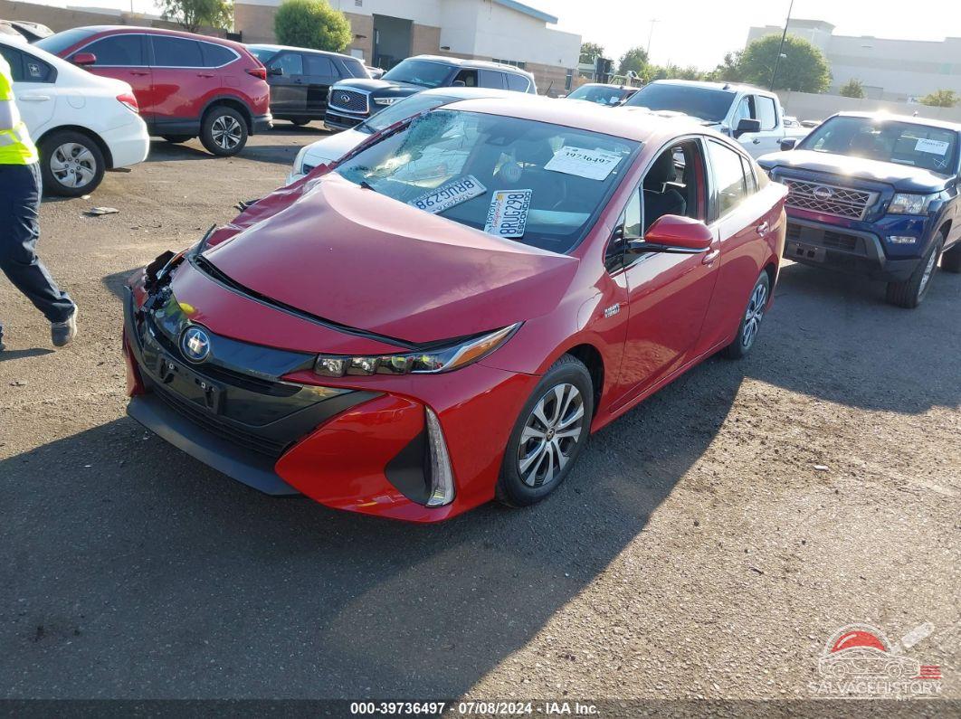 JTDKARFPXL3156144 2020 TOYOTA PRIUS PRIME photo no. 2