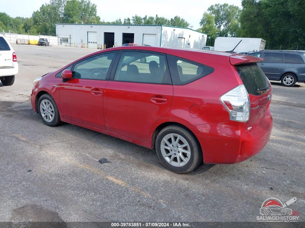 JTDZN3EU9D3215015 2013 TOYOTA PRIUS V photo no. 3