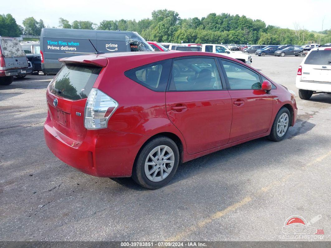 JTDZN3EU9D3215015 2013 TOYOTA PRIUS V photo no. 4