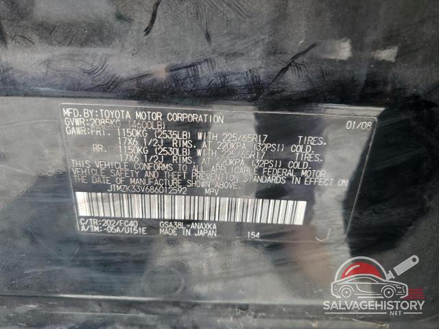 JTMZK33V686012592 2008 TOYOTA RAV4 photo no. 14