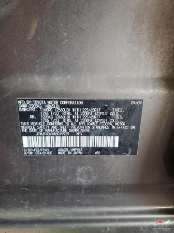 JTMJF4DV4A5019929 2010 TOYOTA RAV4 photo no. 13