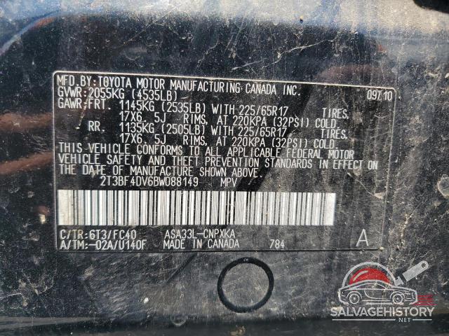 2T3BF4DV6BW088149 2011 TOYOTA RAV4 photo no. 13