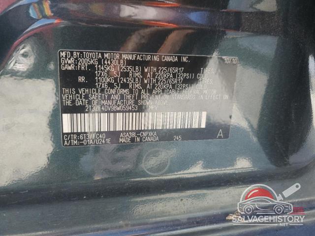 2T3ZF4DV9BW059453 2011 TOYOTA RAV4 photo no. 13