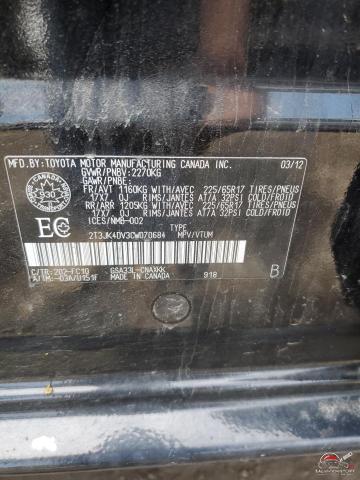 2T3JK4DV3CW070684 2012 TOYOTA RAV4 photo no. 13