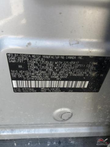 2T3ZFREV5DW072134 2013 TOYOTA RAV4 photo no. 13