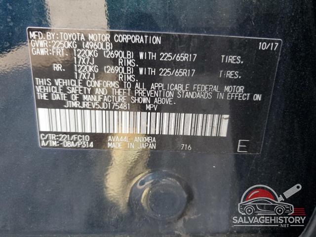 JTMRJREV5JD175481 2018 TOYOTA RAV4 photo no. 13