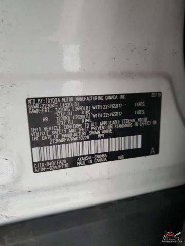 2T3RWRFV7KW010228 2019 TOYOTA RAV4 photo no. 13