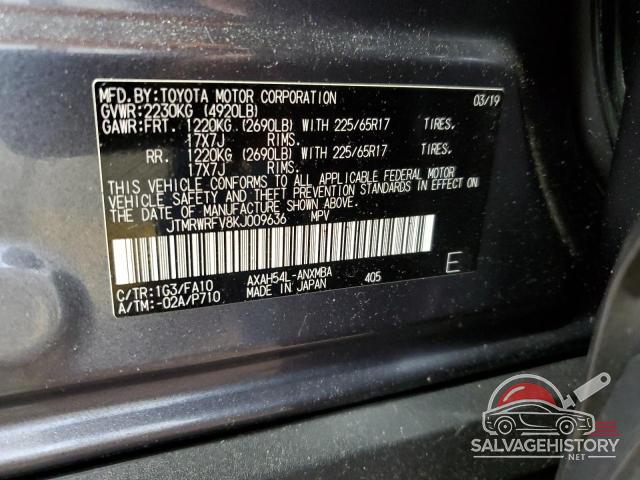 JTMRWRFV8KJ009636 2019 TOYOTA RAV4 photo no. 14
