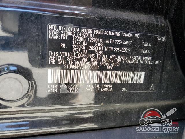 2T3R6RFV3MW005501 2021 TOYOTA RAV4 photo no. 14