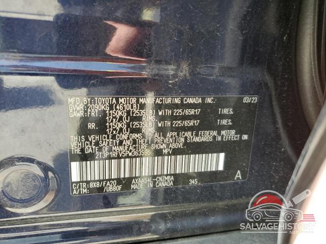 2T3P1RFV5PW363595 2023 TOYOTA RAV4 photo no. 13