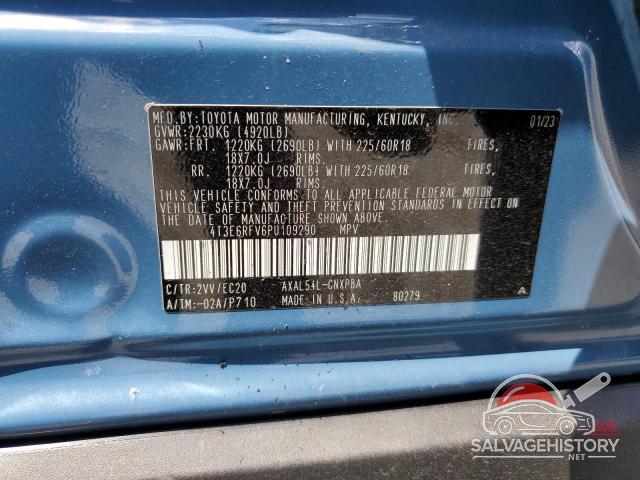 4T3E6RFV6PU109290 2023 TOYOTA RAV4 photo no. 13