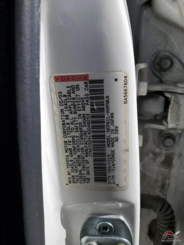 JTKKT624140048253 2004 TOYOTA SCION photo no. 12