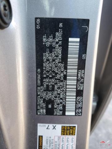 JTLKT334764064462 2006 TOYOTA SCION photo no. 12