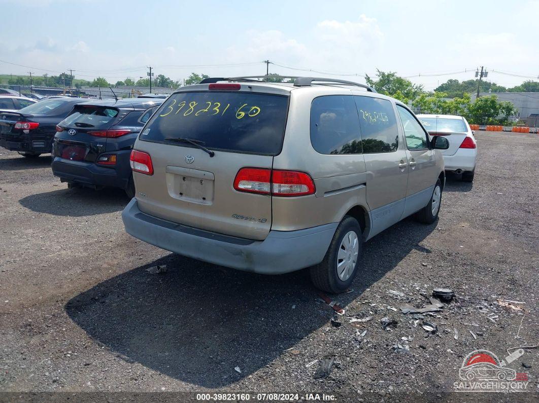 4T3ZF13C12U507893 2002 TOYOTA SIENNA photo no. 4