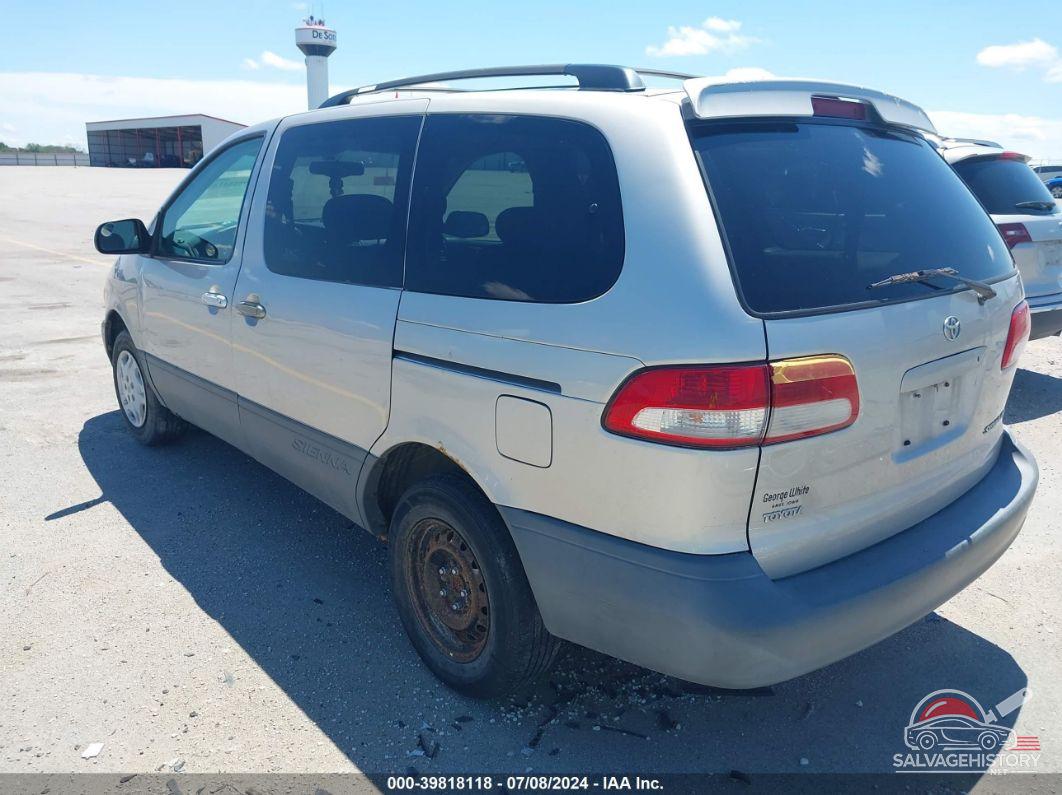 4T3ZF19C83U534291 2003 TOYOTA SIENNA photo no. 3
