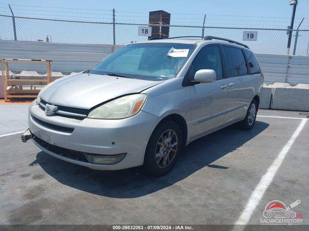 5TDZA22C24S042342 2004 TOYOTA SIENNA photo no. 2