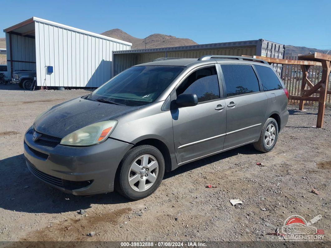 5TDZA23C64S173482 2004 TOYOTA SIENNA photo no. 2