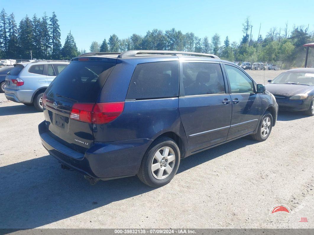 5TDZA23C25S310550 2005 TOYOTA SIENNA photo no. 4