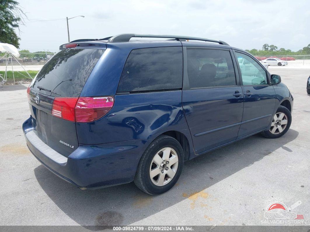 5TDZA23C45S386058 2005 TOYOTA SIENNA photo no. 4
