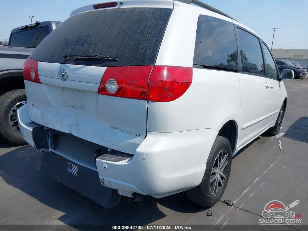 5TDZK22C98S157958 2008 TOYOTA SIENNA photo no. 4