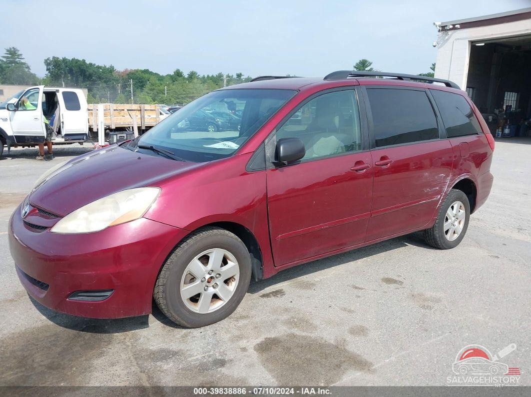 5TDZK23C48S175833 2008 TOYOTA SIENNA photo no. 2