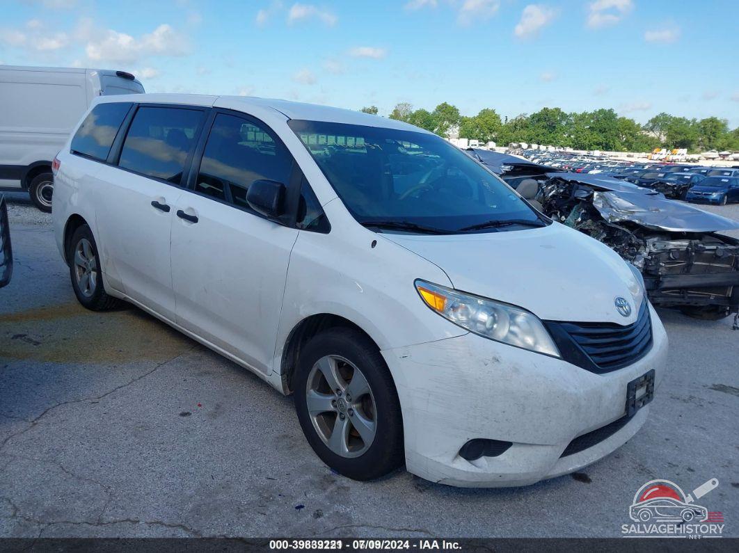 5TDZK3DC6ES468066 2014 TOYOTA SIENNA photo no. 10