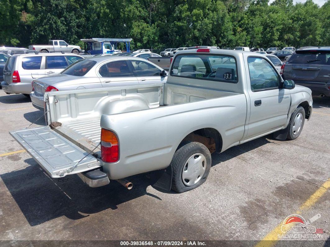 5TENL42N2YZ690603 2000 TOYOTA TACOMA photo no. 4