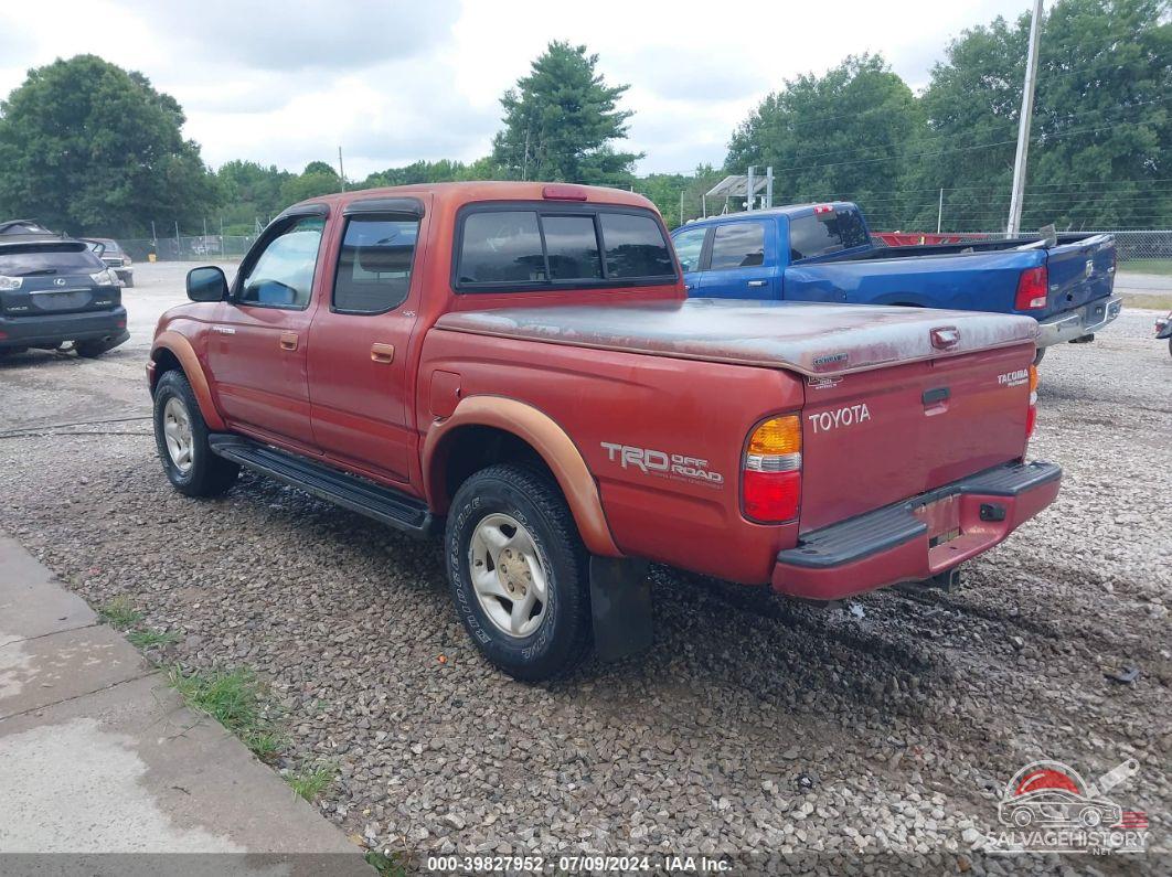 5TEGM92NX1Z872820 2001 TOYOTA TACOMA photo no. 3