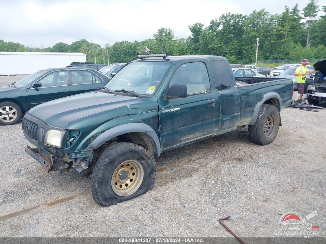 5TEWM72N41Z836136 2001 TOYOTA TACOMA photo no. 2