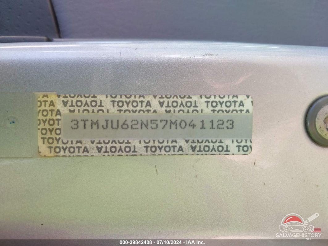 3TMJU62N57M041123 2007 TOYOTA TACOMA photo no. 9