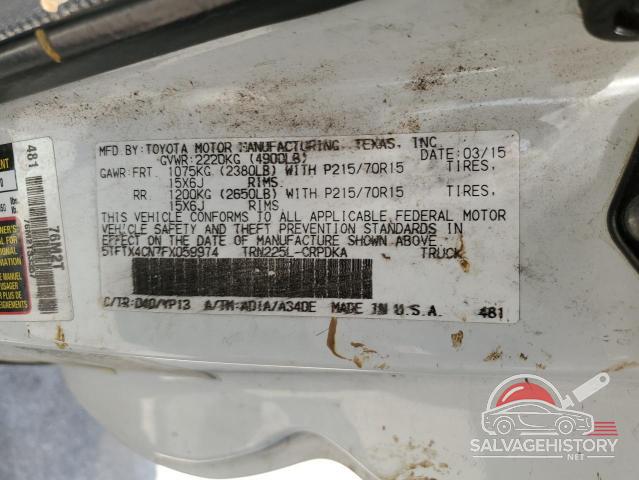 5TFTX4CN7FX059974 2015 TOYOTA TACOMA photo no. 12