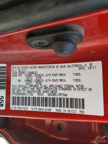 3TMCZ5AN3HM117722 2017 TOYOTA TACOMA photo no. 12
