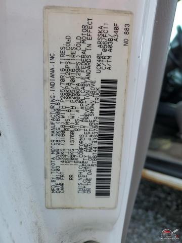 5TBBT44143S378679 2003 TOYOTA TUNDRA photo no. 12
