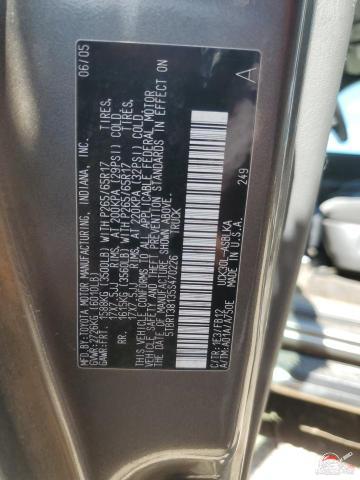 5TBRT38135S470226 2005 TOYOTA TUNDRA photo no. 13