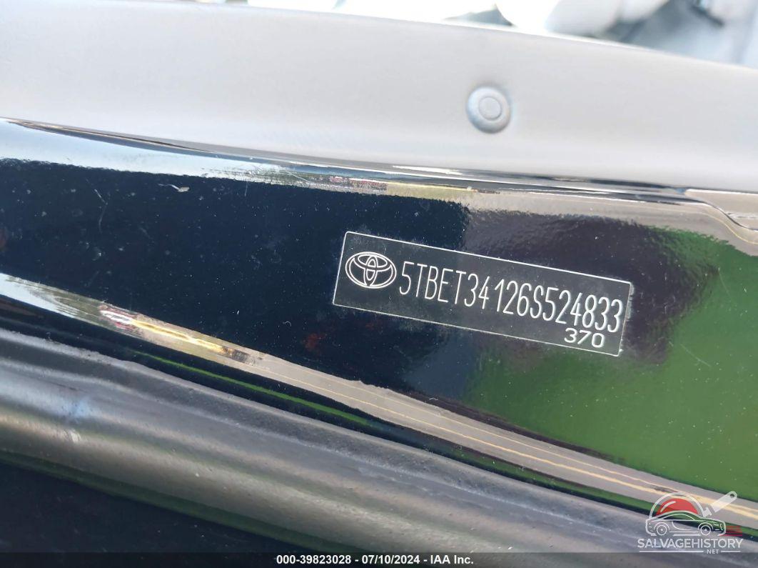 5TBET34126S524833 2006 TOYOTA TUNDRA photo no. 9