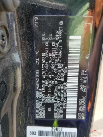 5TFEY5F18AX088090 2010 TOYOTA TUNDRA photo no. 12