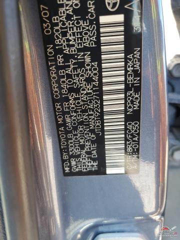 JTDBT923271144004 2007 TOYOTA YARIS photo no. 12