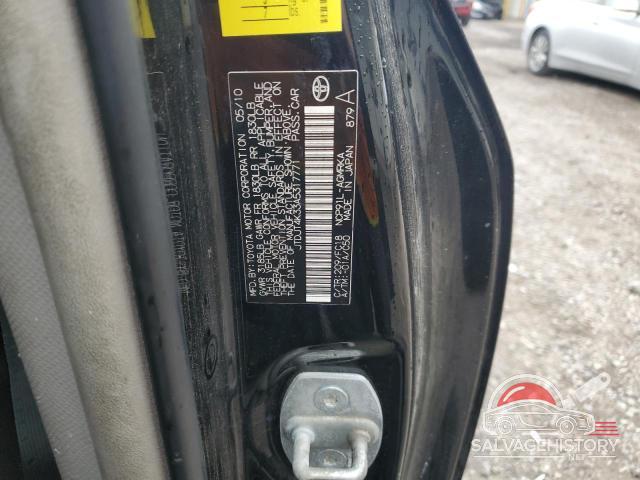 JTDJT4K33A5317771 2010 TOYOTA YARIS photo no. 12