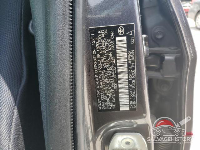 JTDKTUD37CD515442 2012 TOYOTA YARIS photo no. 13