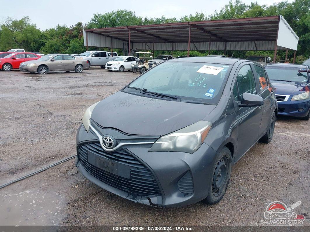 VNKKTUD35FA044548 2015 TOYOTA YARIS photo no. 2