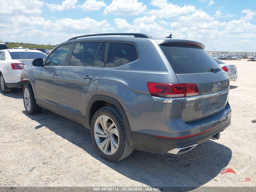 1V2JR2CA6NC543562 2022 VOLKSWAGEN ATLAS photo no. 3