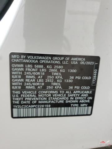 1V2LC2CA9PC226159 2023 VOLKSWAGEN ATLAS photo no. 14