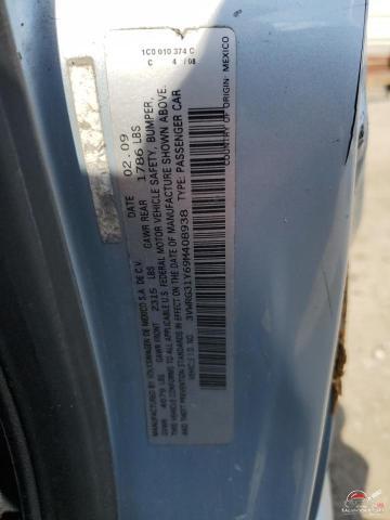 3VWRG31Y69M408938 2009 VOLKSWAGEN BEETLE photo no. 12